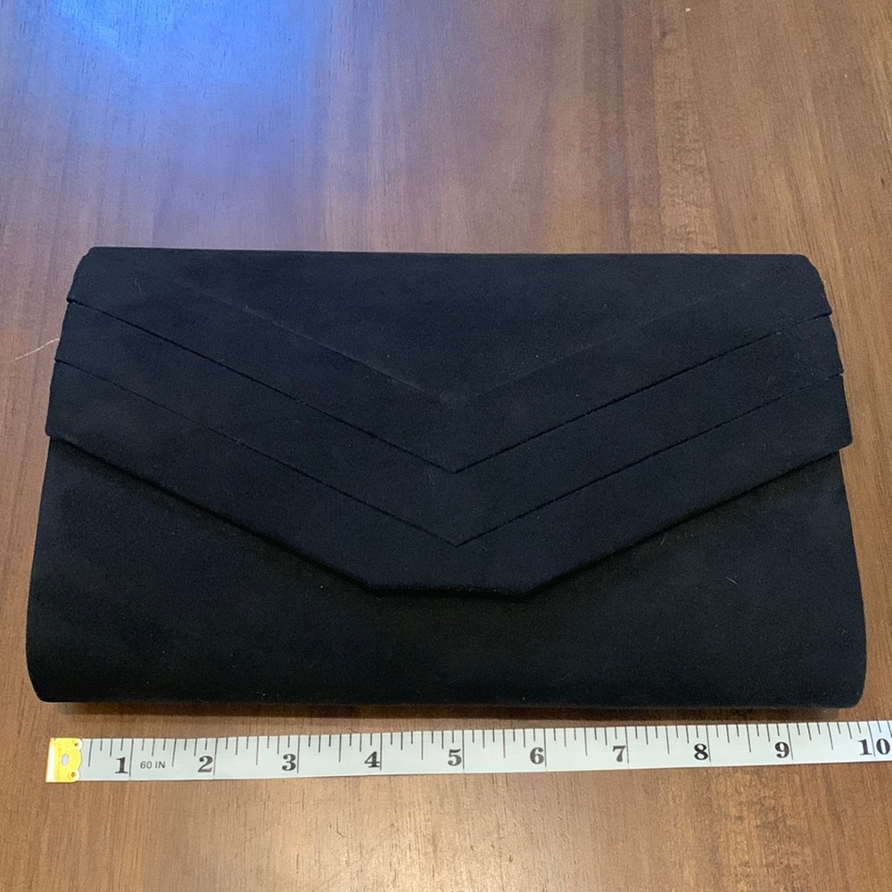 Fabric Black Clutch